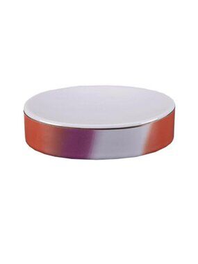 brand new Wild Sage Tiger Wash Stripe 5"x4"x1" Oval Ceramic BATHROOM SOAP DISH